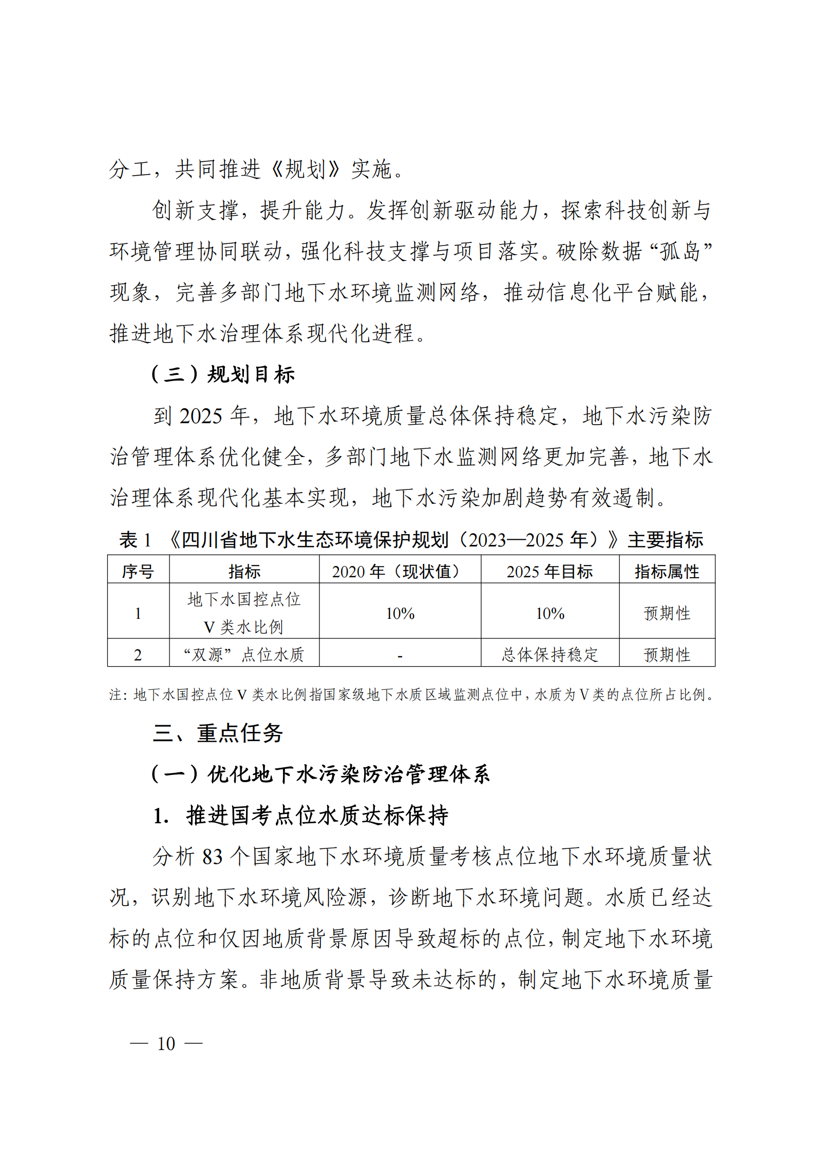 《四川省地下水生態(tài)環(huán)境保護規(guī)劃（2023—2025年）》_09